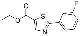 2-(3-FLUORO-PHENYL)-THIAZOLE-5-CARBOXYLIC ACID ETHYL ESTER CAS#: 886369-79-5