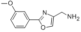 2-(3-METHOXY-PHENYL)-OXAZOL-4-YL-METHYLAMINE CAS#: 885273-17-6