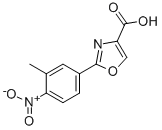 2-(3-METHYL-4-NITRO-PHENYL)-OXAZOLE-4-CARBOXYLIC ACID CAS#: 885273-86-9