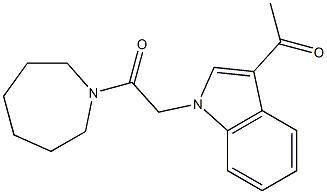 2-(3-acetyl-1H-indol-1-yl)-1-(azepan-1-yl)ethanone CAS#: 831212-43-2
