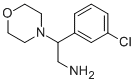 2-(3-chlorophenyl)-2-morpholin-4-ylethanamine CAS#: 866781-99-9