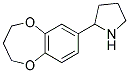 2-(3,4-DIHYDRO-2H-1,5-BENZODIOXEPIN-7-YL)PYRROLIDINE CAS#: 851788-21-1