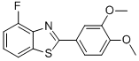 2-(3,4-DIMETHOXY-PHENYL)-4-FLUORO-BENZOTHIAZOLE CAS#: 872726-54-0