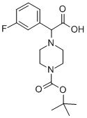 2-(4-BOC-PIPERAZINYL)-2-(3-FLUORO-PHENYL)ACETIC ACID CAS#: 885272-91-3