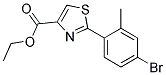 2-(4-BROMO-2-METHYL-PHENYL)-THIAZOLE-4-CARBOXYLIC ACID ETHYL ESTER CAS#: 886368-25-8