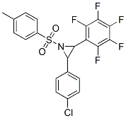 2-(4-CHLOROPHENYL)-3-(PERFLUOROPHENYL)-1-TOSYLAZIRIDINE CAS#: 861437-16-3