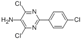 2-(4-CHLOROPHENYL)-4,6-DICHLORO-5-PYRIMIDINAMINE CAS#: 850870-36-9