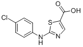 2-(4-CHLOROPHENYLAMINO)-5-THIAZOLECARBOXYLIC ACID CAS#: 855531-21-4