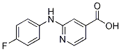 2-(4-Fluoroanilino)isonicotinic acid CAS#: 868734-50-3