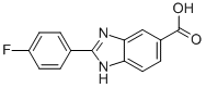 2-(4-Fluorophenyl)-1H-benzimidazole-5-carboxylic acid CAS#: 850705-30-5