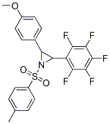 2-(4-METHOXYPHENYL)-3-(PERFLUOROPHENYL)-1-TOSYLAZIRIDINE CAS#: 861437-21-0