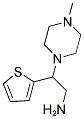 2-(4-METHYL-PIPERAZIN-1-YL)-2-THIOPHEN-2-YL-ETHYLAMINE CAS#: 857041-65-7