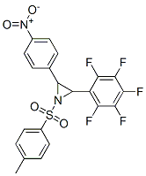 2-(4-NITROPHENYL)-3-(PERFLUOROPHENYL)-1-TOSYLAZIRIDINE CAS#: 861437-22-1