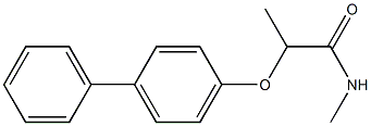 2-(4-biphenylyloxy)-N-methylpropanamide CAS#: 880590-07-8