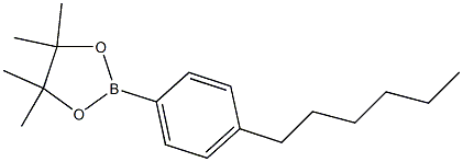 2-(4-hexylphenyl-4,4,5,5-tetramethyl-1,3,2-dioxaborolane CAS#: 881838-90-0