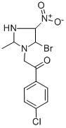 2-(5-BROMO-2-METHYL-4-NITRO-1-IMIDAZOLIDINYL)-1-(4-CHLOROPHENYL)-1-ETHANONE CAS#: 845885-93-0