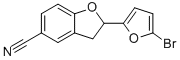 2-(5-BROMO-FURAN-2-YL)-2,3-DIHYDRO-BENZOFURAN-5-CARBONITRILE CAS#: 851777-31-6