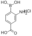 (2-AMINO-4-CARBOXY)BENZENEBORONIC ACID HYDROCHLORIDE CAS#: 850568-60-4