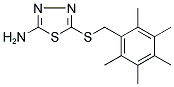 2-AMINO-5-(PENTAMETHYLBENZYLTHIO)1,3,4-THIADIAZOLE CAS#: 882079-12-1