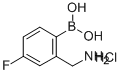 2-AMINOMETHYL-4-FLUOROPHENYLBORONIC ACID, HCL CAS#: 850568-02-4