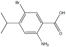 2-Amino-4-isopropyl-5-bromobenzoic acid CAS#: 859937-44-3