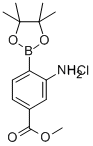 (2-Amino-4-methoxycarbonylphenyl)boronic acid pinacol ester hydrochloride CAS#: 850567-49-6