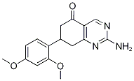 2-Amino-7-(2,4-dimethoxyphenyl)-7,8-dihydroquinazolin-5(6H)-one CAS#: 848753-19-5
