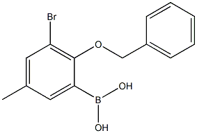 2-BENZYLOXY-3-BROMO-5-METHYLPHENYLBORON& CAS#: 870777-20-1