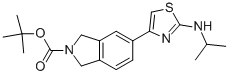 2-BOC-5-(2-ISOPROPYLAMINO-THIAZOL-4-YL)-ISOINDOLINE CAS#: 850877-62-2