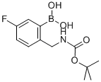 (2-BOC-AMINOMETHYL-5-FLUOROPHENYL)BORONIC ACID CAS#: 850568-43-3