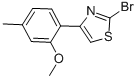 2-BROMO-4-(2-METHOXY-4-METHYL-PHENYL)-THIAZOLE CAS#: 886367-64-2