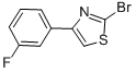 2-BROMO-4-(3-FLUORO-PHENYL)-THIAZOLE CAS#: 886367-85-7