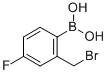 (2-BROMOMETHYL-4-FLUOROBENZENE)BORONIC ACID CAS#: 850568-01-3