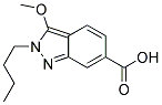 2-BUTYL-3-METHOXY-2H-INDAZOLE-6-CARBOXYLIC ACID CAS#: 884502-23-2