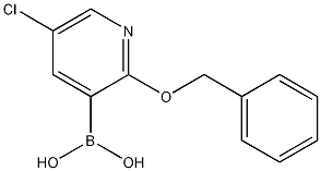 2-(Benzyloxy)-5-chloropyridin-3-ylboronic acid CAS#: 850864-58-3
