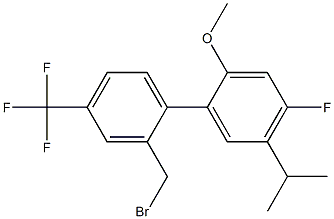 2'-(BroMoMethyl)-4-fluoro-5-isopropyl-2-Methoxy-4'-(trifluoroMethyl)biphenyl CAS#: 875548-98-4