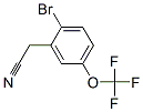 2-Bromo-5-(trifluoromethoxy)phenylacetonitrile CAS#: 886763-17-3