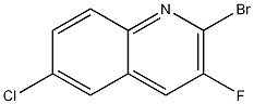 2-Bromo-6-chloro-3-fluoroquinoline CAS#: 834884-00-3