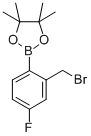 2-Bromomethyl-4-fluorophenylboronic acid pinacol ester CAS#: 850567-57-6