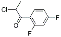 2-CHLORO-1-(2,4-DIFLUOROPHENYL)PROPAN-1-ONE CAS#: 874594-92-0