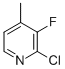 2-CHLORO-3-FLUORO-4-METHYLPYRIDINE CAS#: 881891-82-3