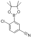 2-CHLORO-5-CYANOPHENYL BORONIC ACID PINACOL ESTER CAS#: 863868-30-8