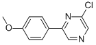2-CHLORO-6-(4-METHOXY-PHENYL)-PYRAZINE CAS#: 850221-79-3