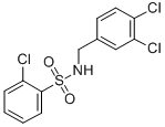 2-CHLORO-N-(3,4-DICHLORO-BENZYL)-BENZENESULFONAMIDE CAS#: 864685-51-8