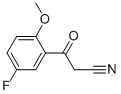 2-CYANO-1-(5-FLUORO-2-METHOXY-PHENYL)-ETHANONE CAS#: 887591-34-6