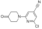 2-Chloro-6-(4-oxopiperidin-1-yl)isonicotinonitrile CAS#: 848499-11-6