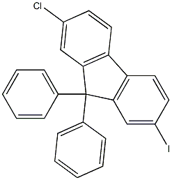2-Chloro-7-iodo-9,9-diphenyl-9H-fluorene CAS#: 851119-15-8