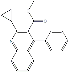 2-Cyclopropyl-4-phenyl-3-quinolinecarboxylic Acid Methyl Ester CAS#: 868536-53-2