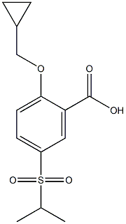 2-(Cyclopropylmethoxy)-5-(Isopropylsulfonyl)Benzoic Acid CAS#: 845617-56-3