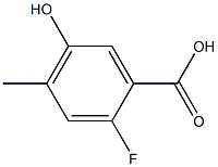 2-Fluoro-4-Methyl-5-hydroxybenzoic acid CAS#: 870221-14-0